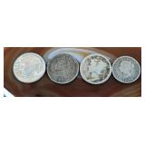 1959 Dime, 1886 Seated Dime, 1924 Mercury Dime,
