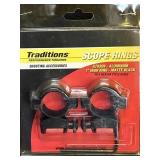 NIB TRADITIONS SCOPE RINGS 1 IN.
