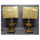 One Case Matching Accent Lamps, 4 lamps total NOS