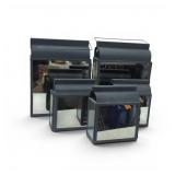 5 pc Candle Lanterns with Silvered Glass ,