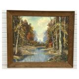 Large Original Painting on Canvas Delores