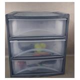 3-Drawer Organizer w/ Contents