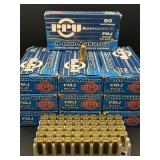 500 RNDS. 9mm MAKAROV AMMUNITION 10 BOXES OF 50