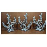 NOS Silver Faux Coral Sculpture