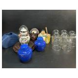 8 Vintage Glass Watch / Display Domes 4.5 In. +