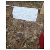 Yard Sign No Alcoholic Beverages