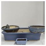 4- JAPANESE BONSAI TREE POTS  TOKONAME  ? GREAT