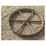 Old Cast Iron Wheel