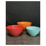 SET OF 3 PIONEER WOMAN MIXING NESTING BOWLS