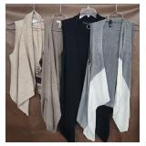 Womens Sleeveless Cardigan Sweaters Sz S / M