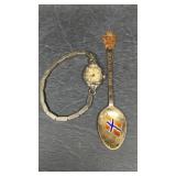 Sterling Silver Souvenir Spoon & GF Bulova
