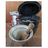 Water Canner, Strainer, Canning Lids++
