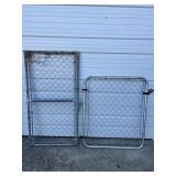 2 CHAIN LINK FENCE GATES