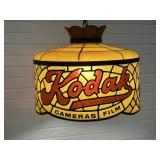 Vintage Kodak Hanging Swag Lamp Advertising