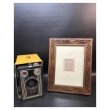 Laser Cut Fishing Photo Frame New & Brownie
