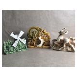 Vtg Shawnee & McCoy Pottery Planters Windmill