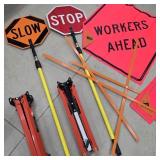 Traffic Control  & Construction Signs Lot