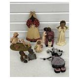 BLACK AMERICANA FIGURINES RESIN & WOOD