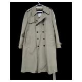 Vtg London Fog Trench Coat Men