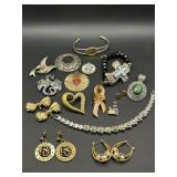 FASHION JEWELRY BROOCHES, EARRINGS, PENDANTS &