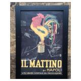 IL MATTINO DI NAPOLI NEWSPAPER ROOSTER CROWING