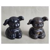 Hubley Style Pup Fido Cast Iron Paperweights Dog