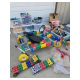 Huge Lot OctaBlox Modular Building Blocks