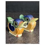 VINTAGE JAPANESE LUSTERWARE DUCK CREAM & SUGAR