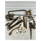 Vtg Lot Old Tools, Dale Earnhardt Cap +No