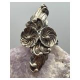 Navajo American Native Floral Artistry Ring 6.33g