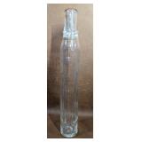 Tiolene 1 Qt. Tall Embossed Clear Glass Motor Oil
