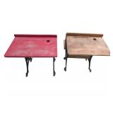 2 Antique School Desks