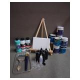 Acrylic Paint, Acrylic Mediums, Canvas, Easel, &