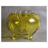 Uv Reactive Viking Glass Flowerlite Rose Bowl
