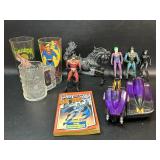 Superhero Action Figures , Glasses + , Batman