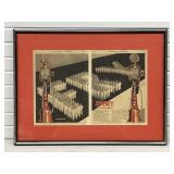 Framed Advertising Fry Equipment Company,