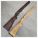 .22 Rifle Wood Stock Pair