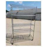 Rolling Metal Rack Storage Heavy Duty
