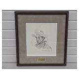 Original Sketch by Joe Beeler "The Cowhand"