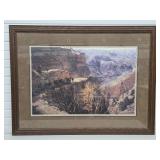 "Kaibab Trail-Fall" by Clark Hulings 1988 LE