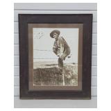 Framed Picture of Tom Mix of the 101 Ranch