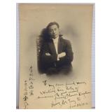 Antique Signed Photo Henry Lee Tung Li  1913 June