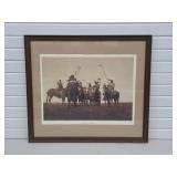 Atsina Warriors Native American Framed Print