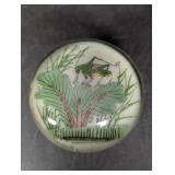Antique Chinese White Ground Art Glass