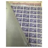 13 Sheets of VTG Stamps