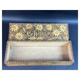 Handcrafted VTG Cloves Box Dovetailed