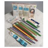 Lot of Knitting Needles Susan Bates/ Boye/