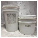 2 Sealed Buckets of Survival Food. Large Bucket