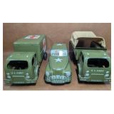 Vintage Wolverine #77 Army Vehicle Set In