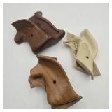 Three Handgun Grips Colt Woodsman?